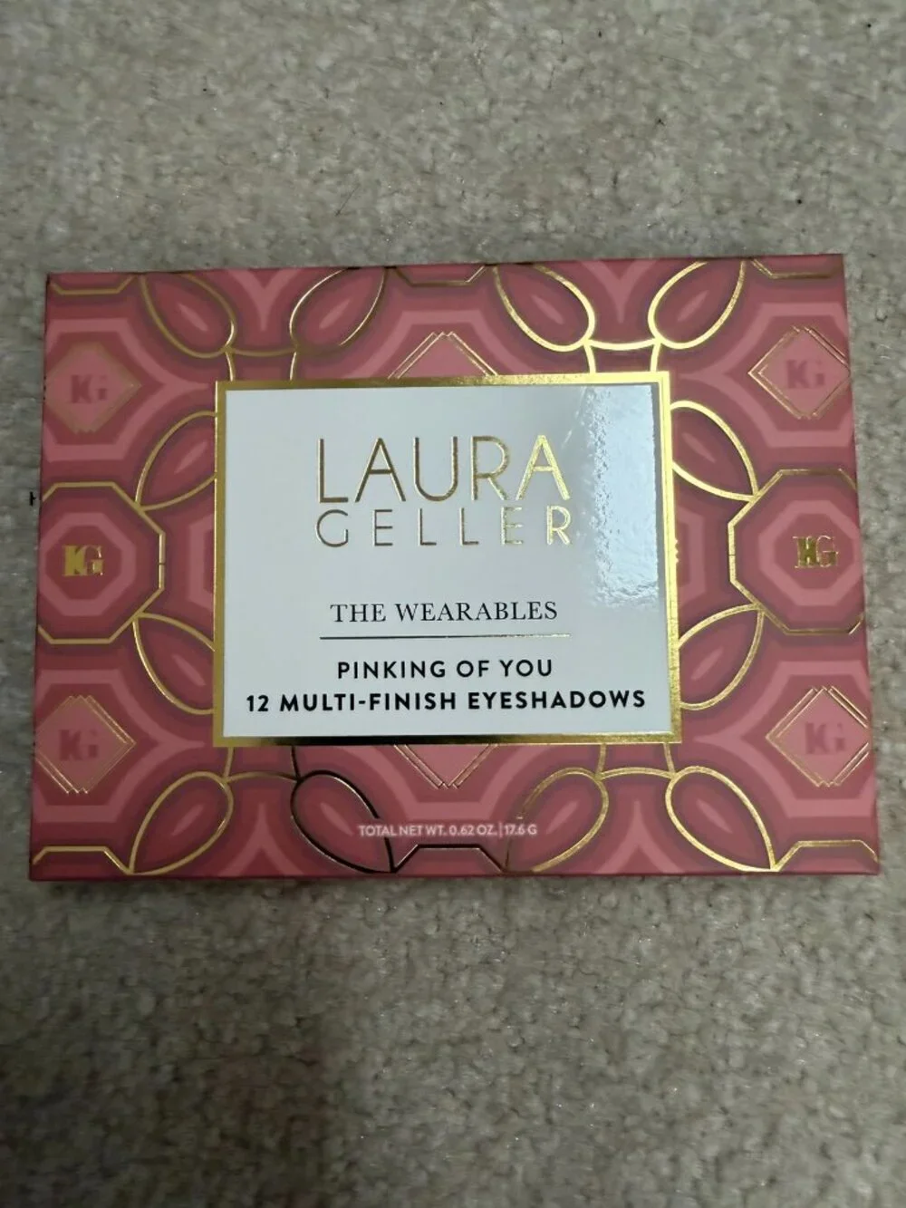 Laura Geller The Wearables Pink of You 12 Multi-Finish Eyeshadows Palette NIB